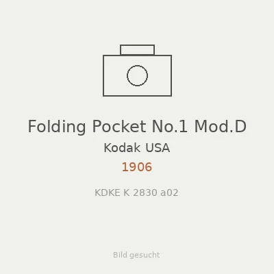 Folding Pocket No.1 Mod.D
