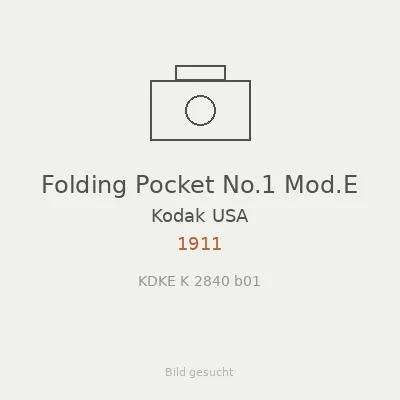 Folding Pocket No.1 Mod.E