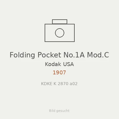 Folding Pocket No.1A Mod.C