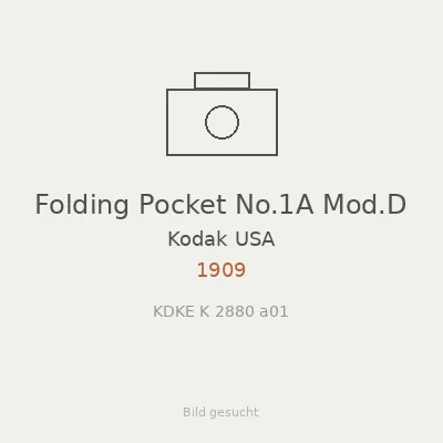 Folding Pocket No.1A Mod.D