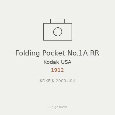 Folding Pocket No.1A RR