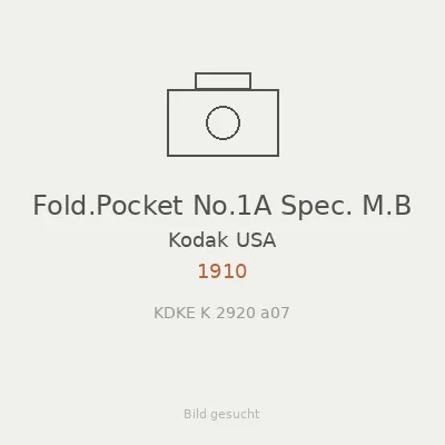 Fold.Pocket No.1A Spec. M.B
