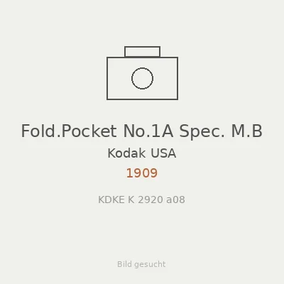 Fold.Pocket No.1A Spec. M.B