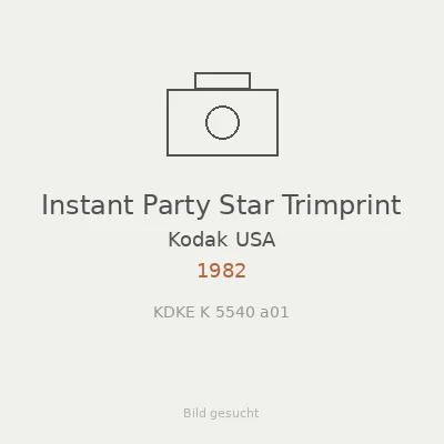 Instant Party Star Trimprint