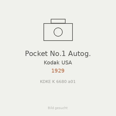 Pocket No.1 Autog.