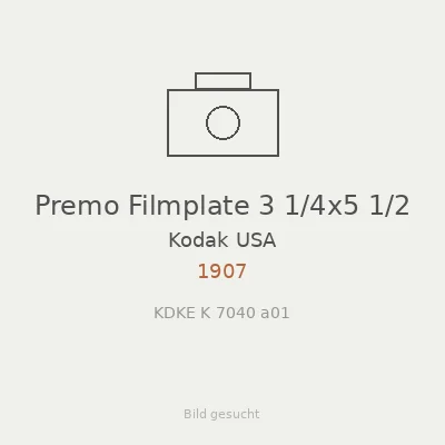 Premo Filmplate 3 1/4x5 1/2