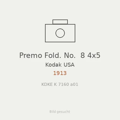 Premo Fold. No.  8 4x5