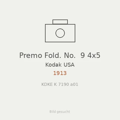 Premo Fold. No.  9 4x5