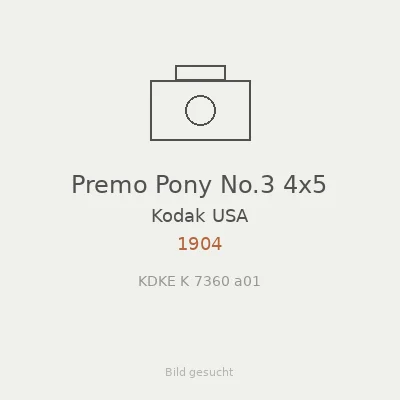 Premo Pony No.3 4x5