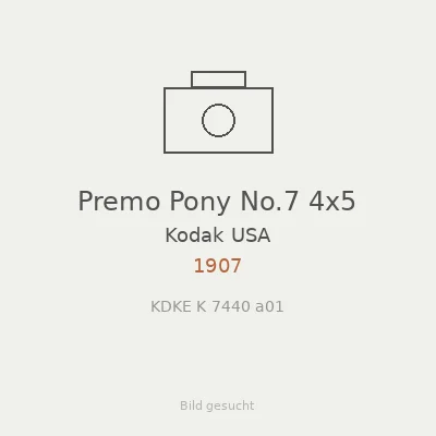 Premo Pony No.7 4x5