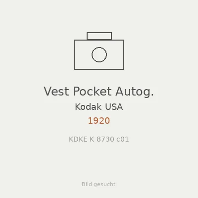 Vest Pocket Autog.