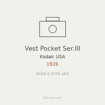 Vest Pocket Ser.III