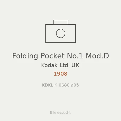 Folding Pocket No.1 Mod.D