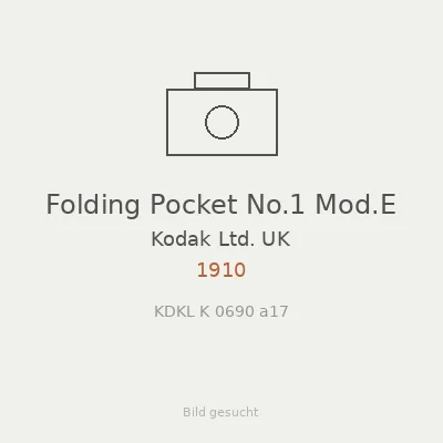 Folding Pocket No.1 Mod.E