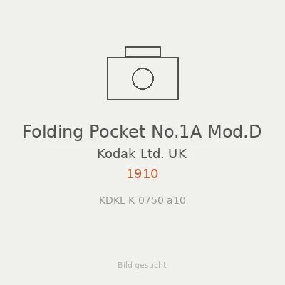 Folding Pocket No.1A Mod.D