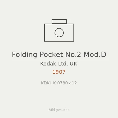 Folding Pocket No.2 Mod.D