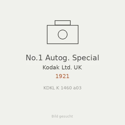 No.1 Autog. Special