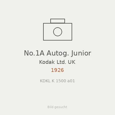 No.1A Autog. Junior