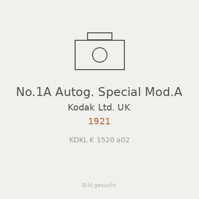 No.1A Autog. Special Mod.A