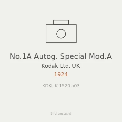 No.1A Autog. Special Mod.A