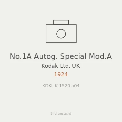 No.1A Autog. Special Mod.A