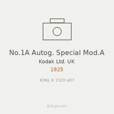 No.1A Autog. Special Mod.A