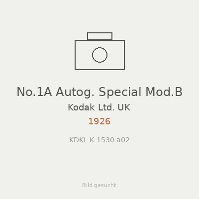No.1A Autog. Special Mod.B