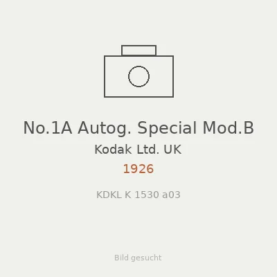 No.1A Autog. Special Mod.B