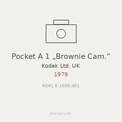 Pocket A 1 „Brownie Cam.“