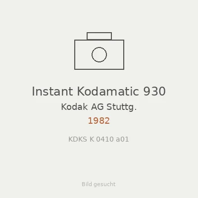 Instant Kodamatic 930