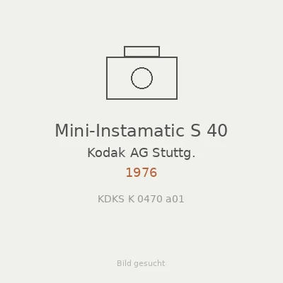 Mini-Instamatic S 40