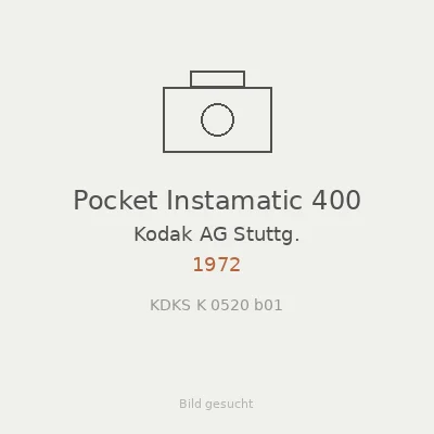 Pocket Instamatic 400