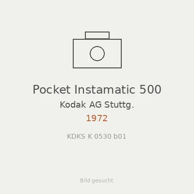 Pocket Instamatic 500