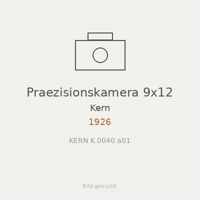 Praezisionskamera 9x12