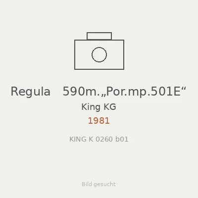 Regula   590m.„Por.mp.501E“