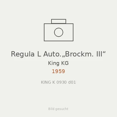 Regula L Auto.„Brockm. III“