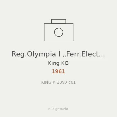 Reg.Olympia I „Ferr.Electa 1“