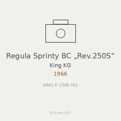 Regula Sprinty BC „Rev.250S“