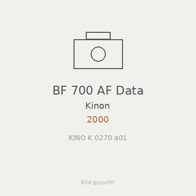 BF 700 AF Data
