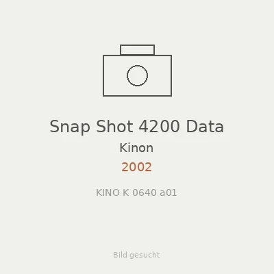 Snap Shot 4200 Data