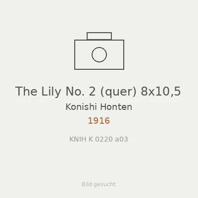 The Lily No. 2 (quer) 8x10,5