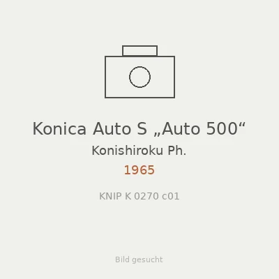 Konica Auto S „Auto 500“
