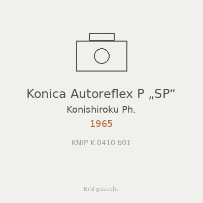 Konica Autoreflex P „SP“