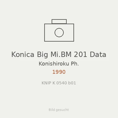 Konica Big Mi.BM 201 Data