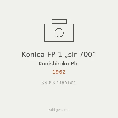 Konica FP 1 „slr 700“
