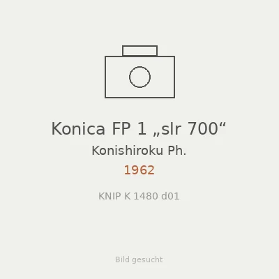 Konica FP 1 „slr 700“