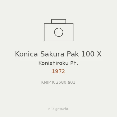Konica Sakura Pak 100 X