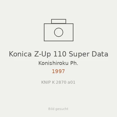 Konica Z-Up 110 Super Data