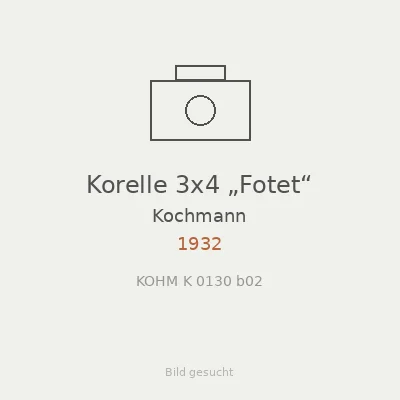 Korelle 3x4 „Fotet“