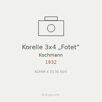 Korelle 3x4 „Fotet“